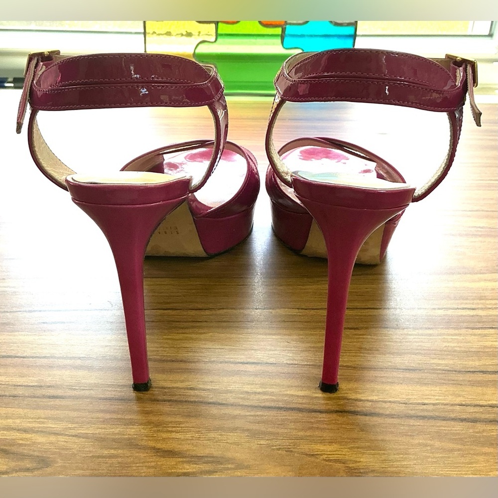 Stuart Weitzmanβ Pink Patent Leather Strappy Heels πΈ Glam, Party, Wedding - Picture 6 of 9